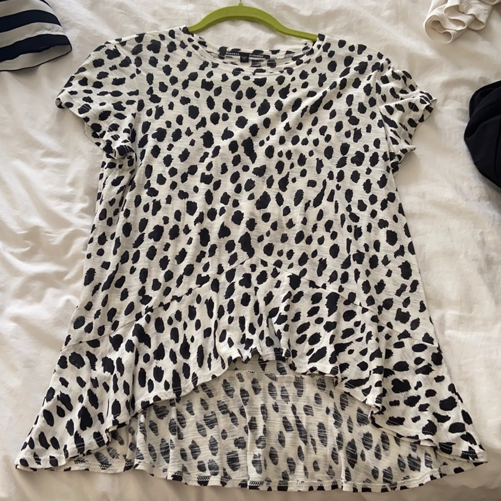 Proenza Schouler black and white top